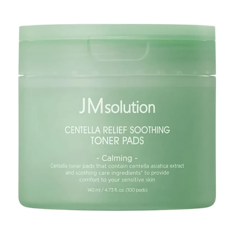 Тонер-педи для обличчя JMsolution Centella Relief Soothing Toner Pads, 100 шт